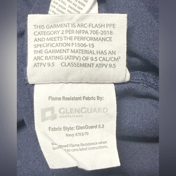 Carhartt Flame-Resistant L/S Twill Shirt with Pocket Flaps 2XL - Picture 7 of 8